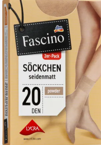 Söckchen seidenmatt powder, Gr. 39-42