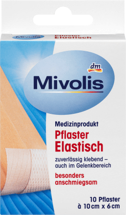 Pflaster Elastisch 10 cm x 6 cm, 1 m