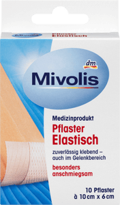 Pflaster Elastisch 10 cm x 6 cm, 1 m