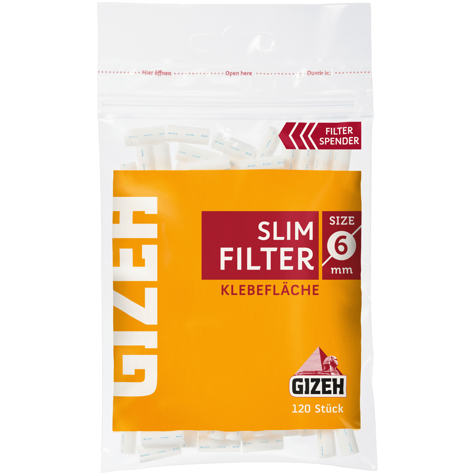 Gizeh Slim Filter 120 Stück