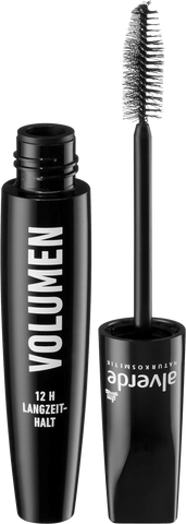 alverde NATURKOSMETIK Wimperntusche Volumen schwarz, 12 ml