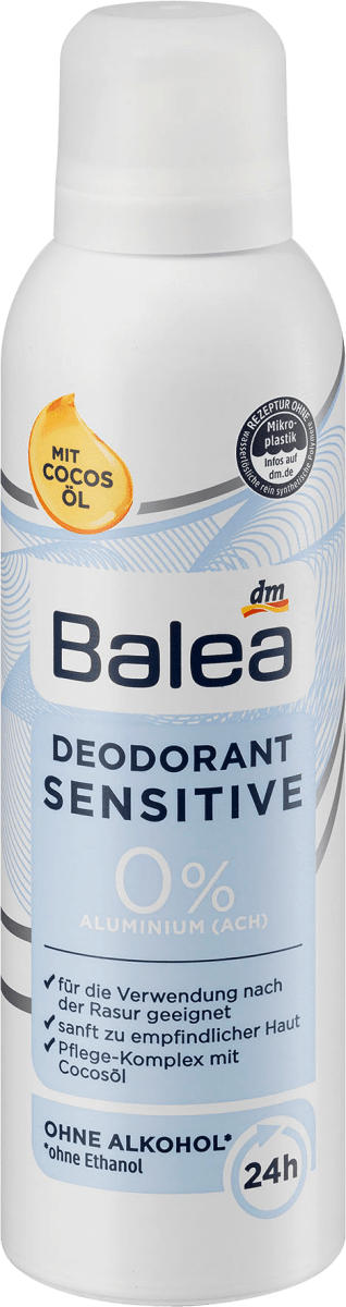 Balea Deospray Deodorant Sensitive, 200 ml