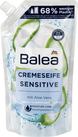 Balea Flüssigseife sensitive mit Aloe Vera Nachfüllpack 500 ml