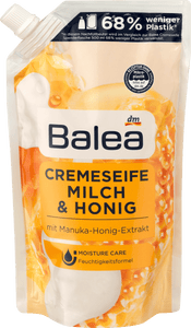 Balea, Flüssigseife Milch & Honig Nachfüllpack, 500 ml