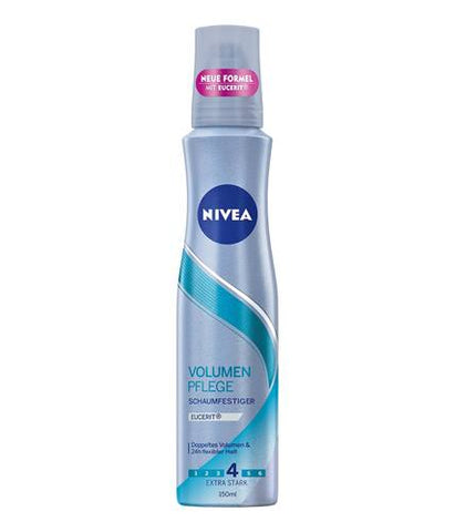 NIVEA, Schaumfestiger Volumen Kraft & Pflege, 150 ml