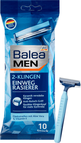 Balea MEN Einwegrasierer 2-Klingen 10 St