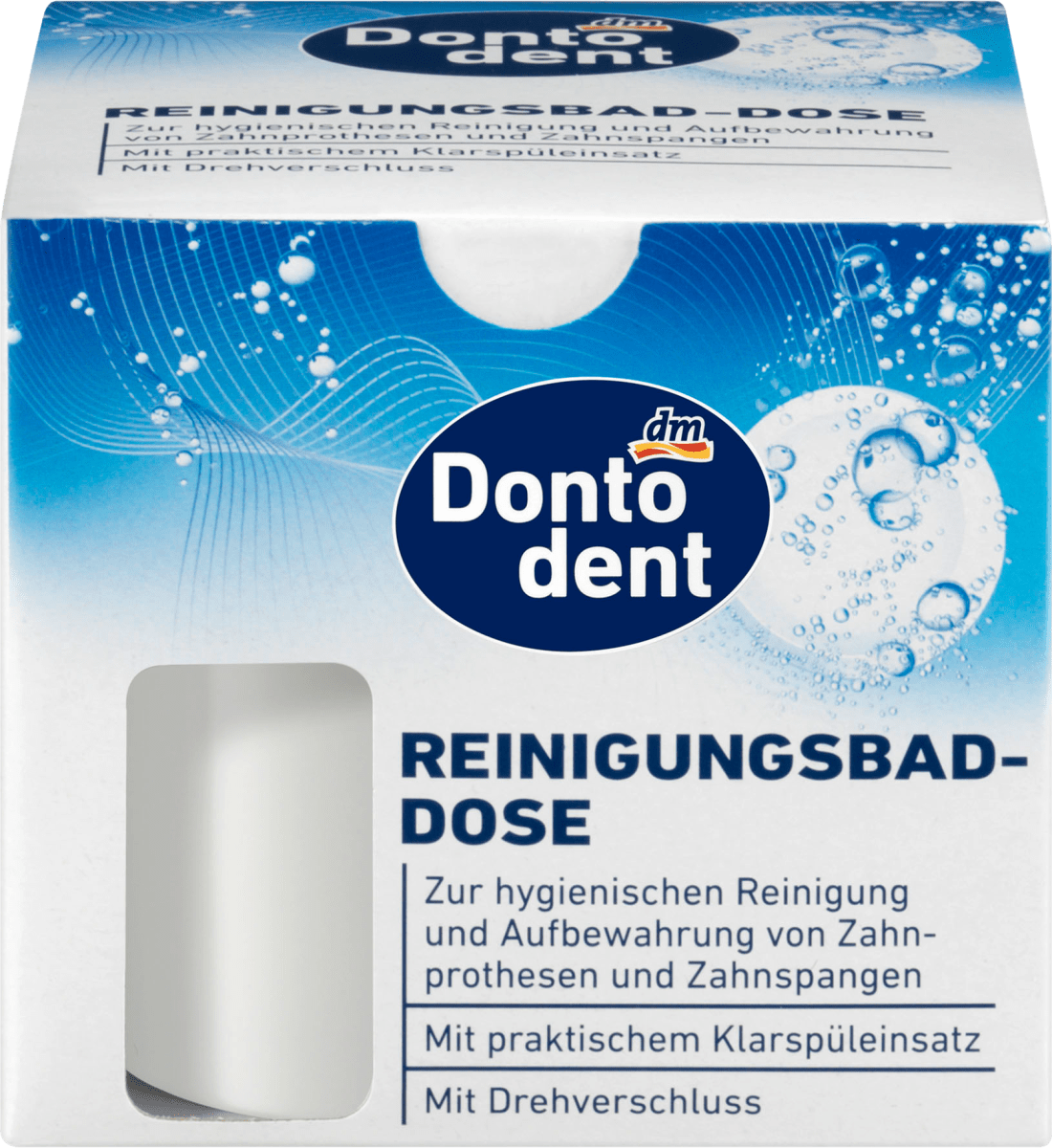Dontodent Reinigungsbad-Dose