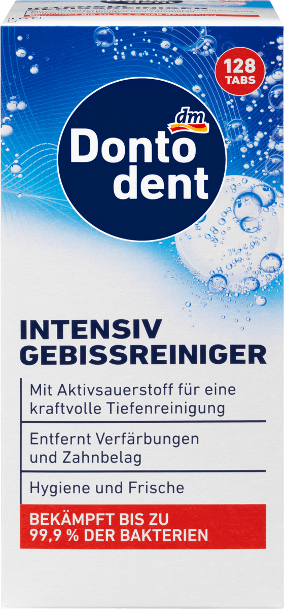 Dontodent Gebissreiniger Tabs Intensiv-Reiniger 128 St