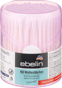 ebelin aufbewahrung ebelin Wattestäbchen Box 160 St – Helferlein mit Herz