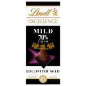 Lindt Excellence Schokolade Edelbitter mild 70% Cacao 100g